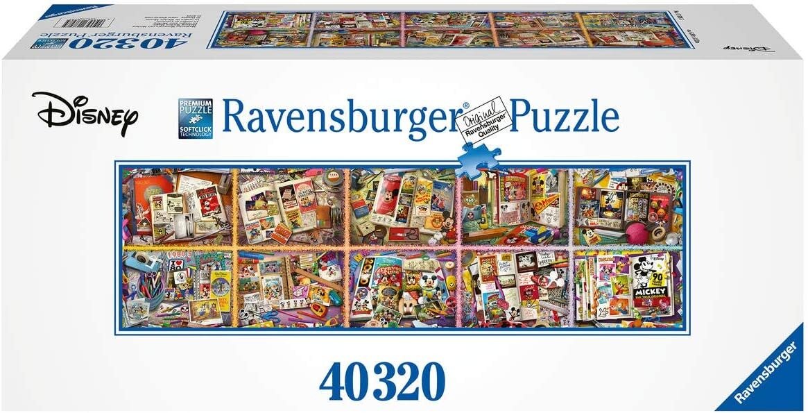 Пазл Ravensburger 40000 деталей: Disney. Микки на протяжении многих лет