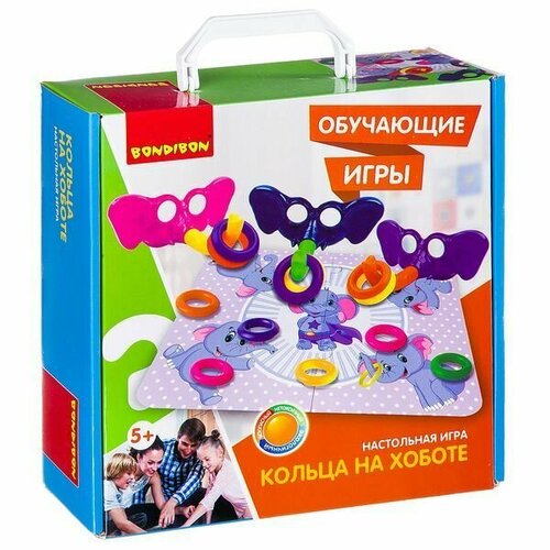 Обучающие игры Bondibon Настольная игра «кольца на