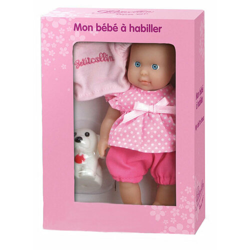 Кукла Petitcollin My first Baby with Dog (Петитколлин Малыш c Собачкой)
