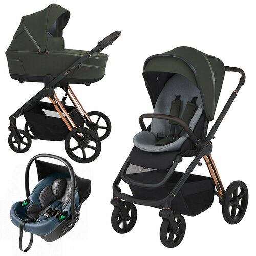 Коляска 3в1 Espiro Miloo, Luxury Green