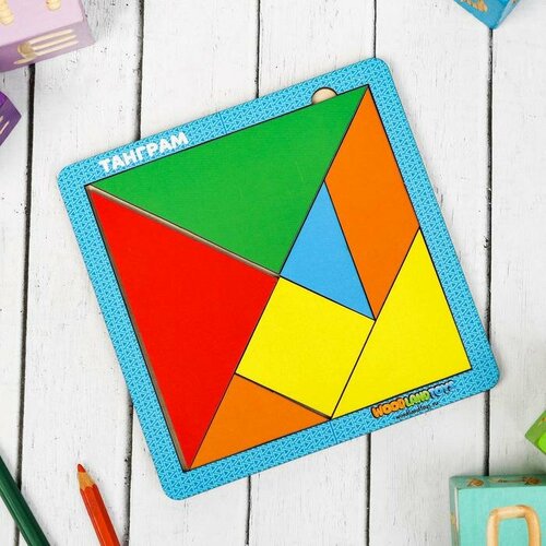 Головоломка «Танграм» бесплатная доставка деревянные геометрические пазлы монтессори для раннего обучения учебный блок геометрические головоломки игрушки