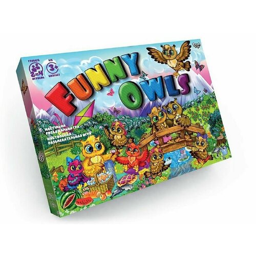 НИ Funny Owls DT G98 деревянная игра ходилка воллес волшебный лес