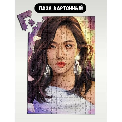 Пазл картонный 39,5х28 см, размер А3, 300 деталей, модель Музыка KPOP Blackpink Jisoo - 1658 пазл картонный 39 5х28 см размер а3 200 деталей модель музыка kpop blackpink jisoo 1659