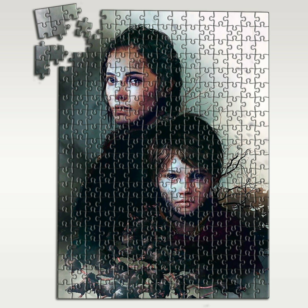 Пазл картонный А3: модель Игра plague tale - 8967 П