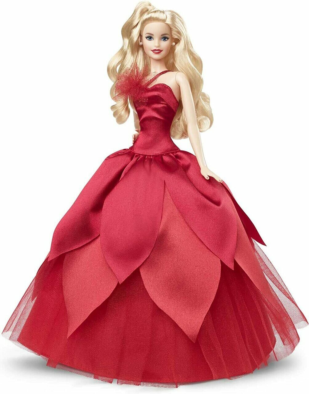 Кукла Barbie 2022 Holiday Doll (Барби Праздничная 2022 Блондинка)