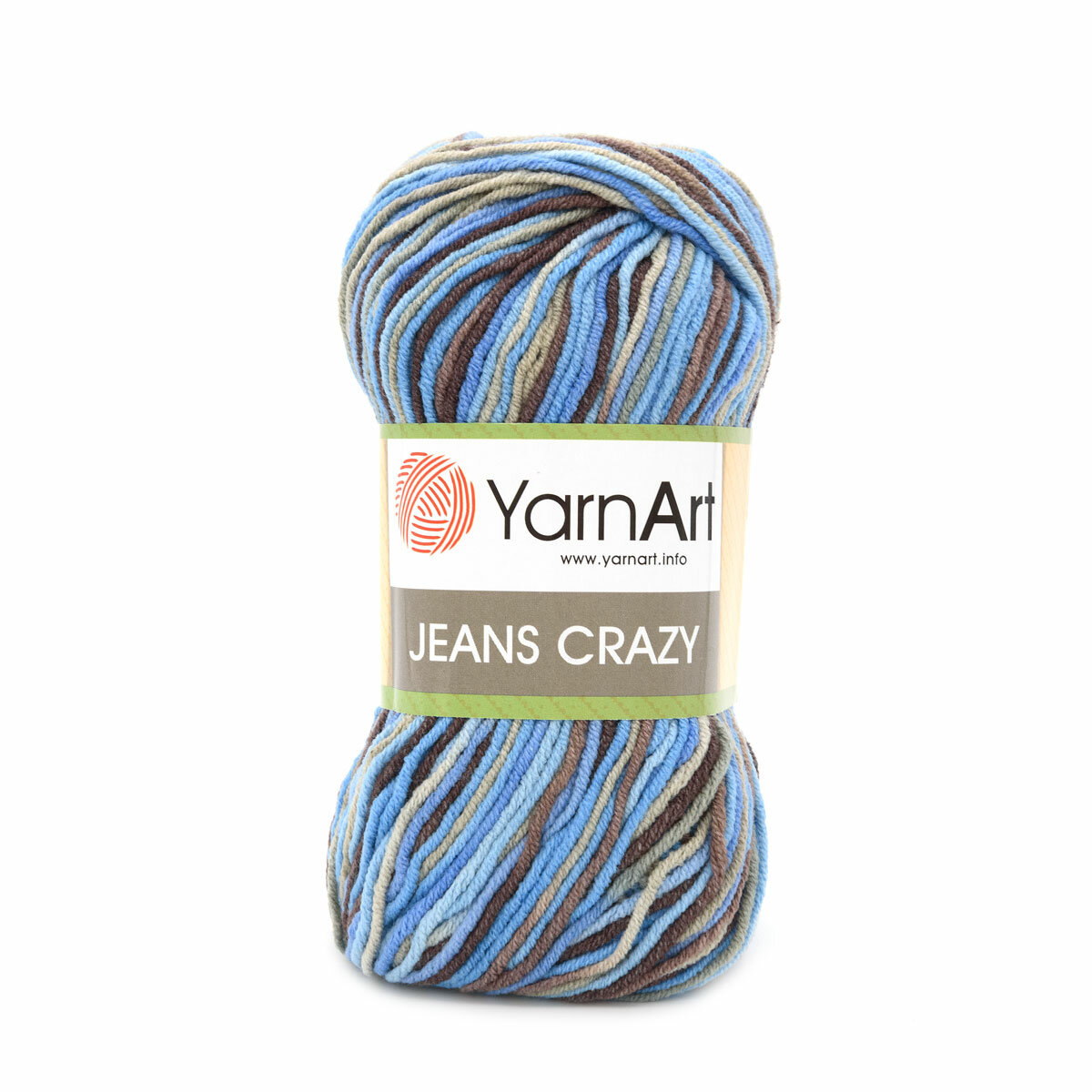 Пряжа 10 шт YarnArt Jeans Crazy секционный (7202)