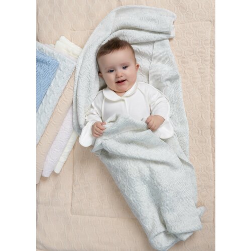 плед плюшевый вязанный 95 95 см детский вязанный детское одеяло покрывало детское одеяло детское Плед вязаный для новорожденных 110*95 см
