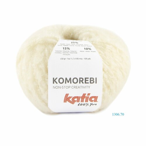 Пряжа для вязания Katia 50% шерсть 25% хлопок 15% полиамид 10% мохер