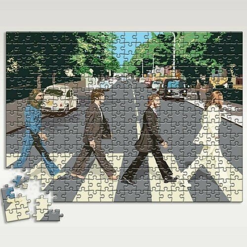 Пазл картонный 39,5х28 см, размер А3, 300 деталей, модель музыка Beatles - 8682 пазл картонный 39 5х28 см размер а3 300 деталей модель музыка beatles 8682