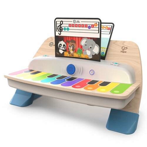 фото Музыкальная игрушка hape пианино, 11 клавиш, сенсорное, бежевое 12422_hp