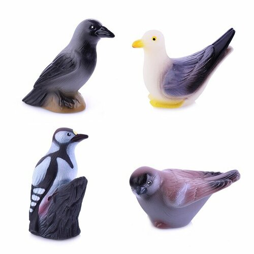 Набор фигурок Весна Изучаем птиц Коллекция 3, из ПВХ (В4297) игрушки для ванны весна набор фигурок изучаем птиц 2