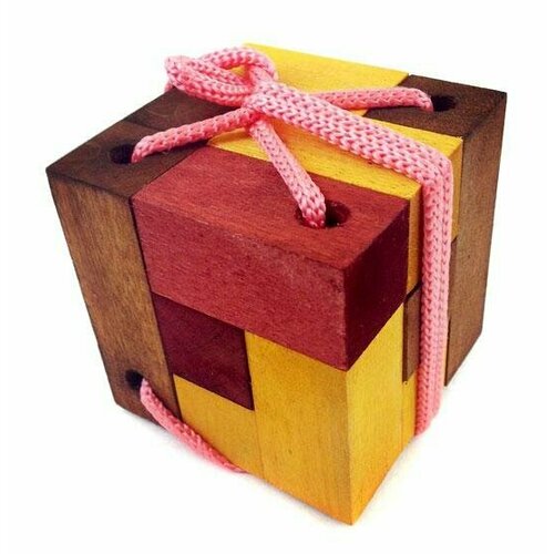 фото Головоломка деревянная «кубик для путешественников» планета головоломок