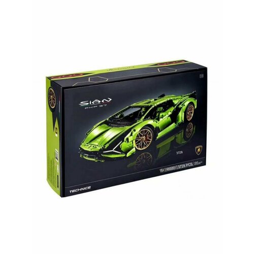 Конструктор Сорткар Lamborghini Sian FKP 37, KK6891 конструктор sembo block спорткар lamborghini sian fkp 37 701954 1254 детали