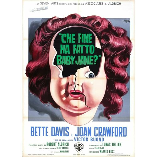 Плакат, постер на бумаге Что случилось с Бэби Джейн? (What Ever Happened to Baby Jane, 1962г ). Размер 21 на 30 см farrell h what ever happened to baby jane