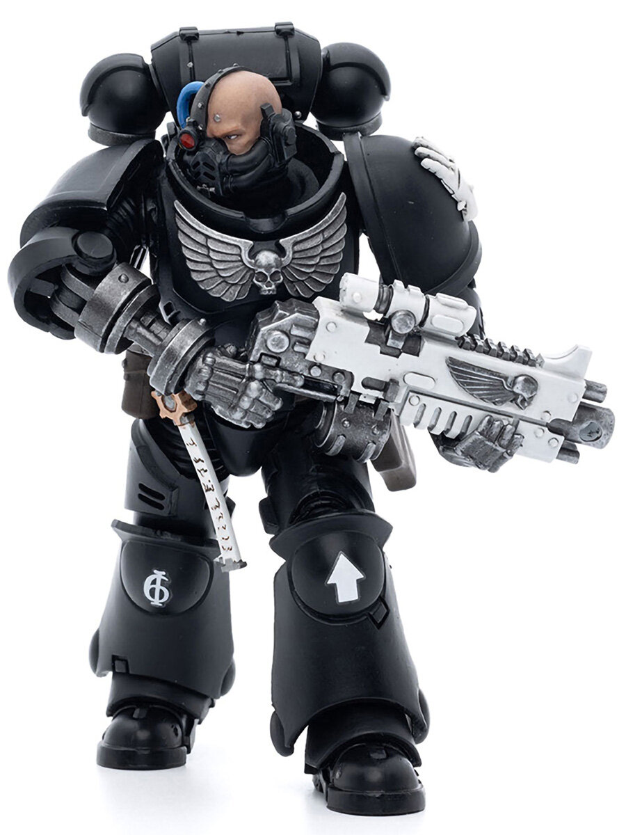 Фигурка JOYTOY Warhammer 40K Iron Hands Intercessors Brother Gravak 1:18