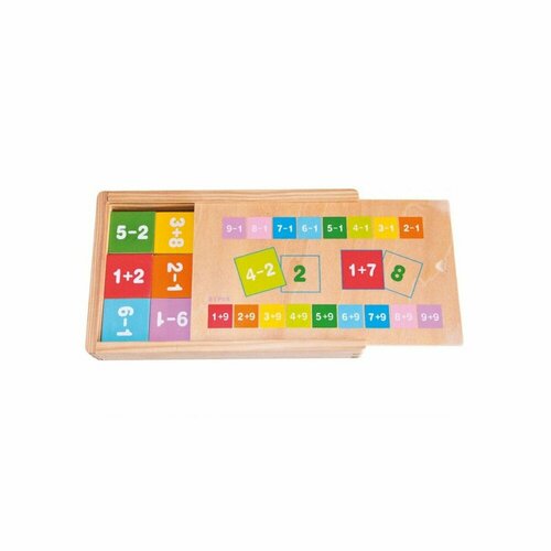 Деревянная головоломка для освоения математики Woody 90898 (возраст 3+)