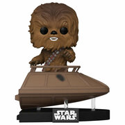 Фигурка Funko POP! Deluxe Bobble Star Wars Ep 6 RotJ 40th Jabba's Skiff Chewbacca (Exc) (619) 71282