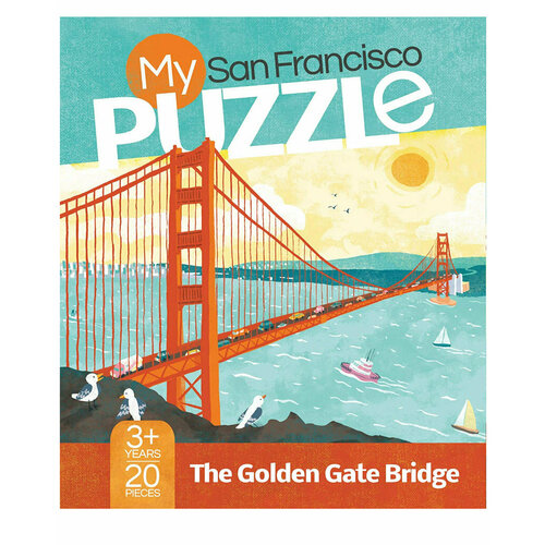 my world 44086 золотой мост Пазл Сан-Франциско, Мост Золотые Ворота