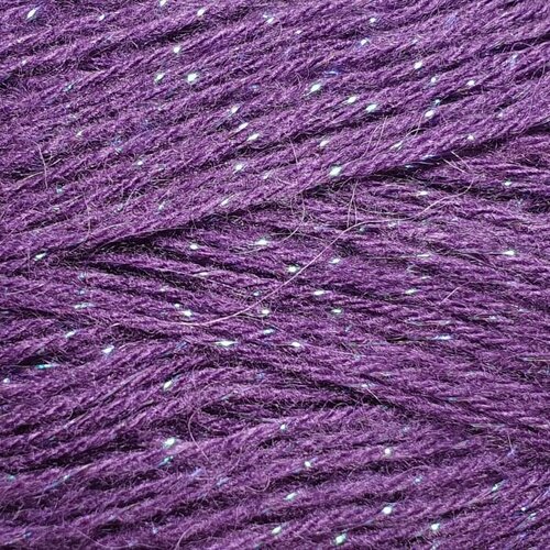 Пряжа JINA Мохер Премиум с люрексом, фиолетовый - 31, 10% шерсть, 10% мохер, 30% мохер look, 50% искус. шелк, 5 мотков, 100 г, 500 м.