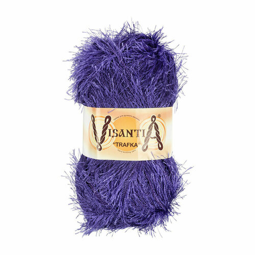 Пряжа VISANTIA TRAFKA 100 полиэстер 100 г 150 м 0064 фиолетовый 196₽
