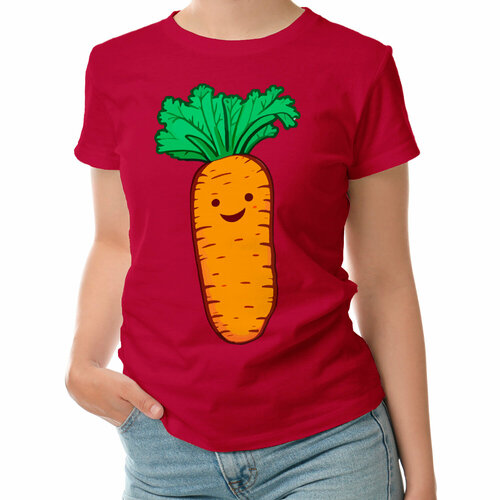 фото Футболка roly, размер m, красный