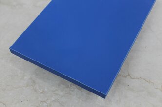 Мебельный щит 200Х300,16 мм,Кромка со всех сторон,Цвет Синий