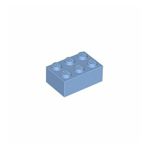 Деталь LEGO 4210130 Кирпичик 2X3 (голубой) 50 шт. 2x3 ts96