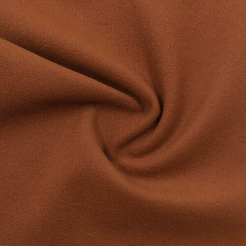 Пальтовая ткань, цвет теракотовый, 100х140 см