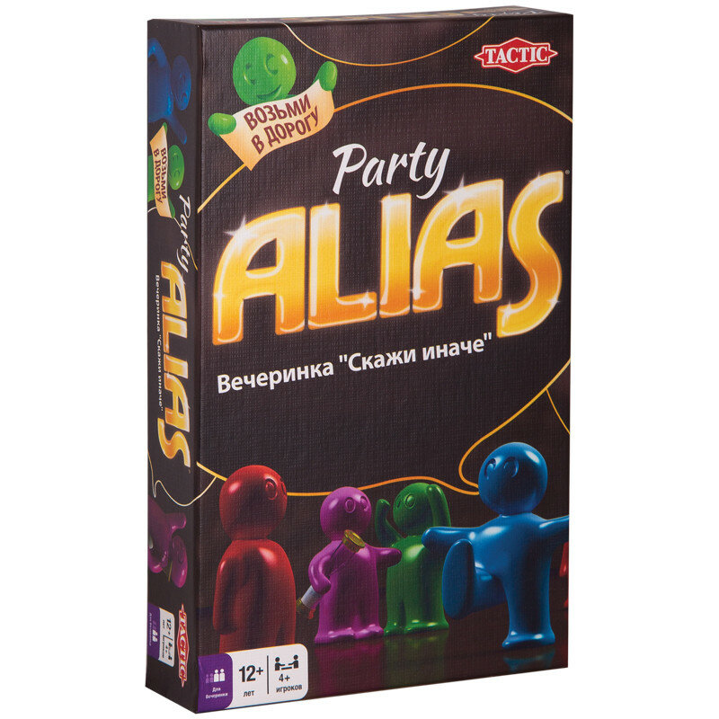 Игра настольная Tactic "Alias. Party", компактная версия, картонная коробка, 265677