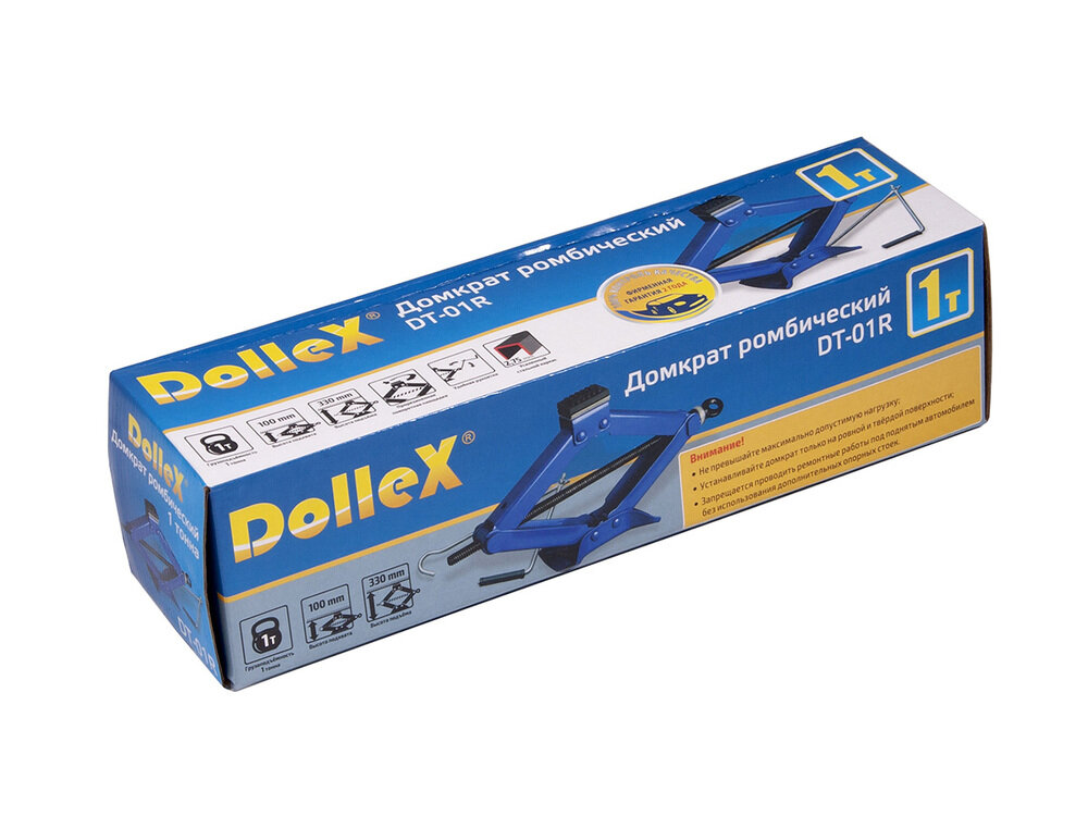 Домкрат ромбический механический Dollex DT-01R (1 т)