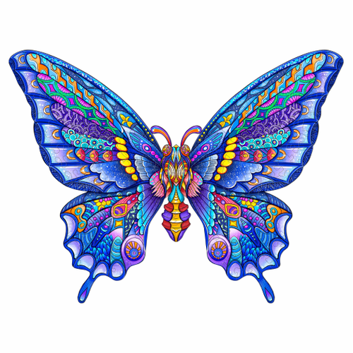 Очаровательная бабочка XL #6173-WP Белоснежка Пазлы 72 х 54.5 см