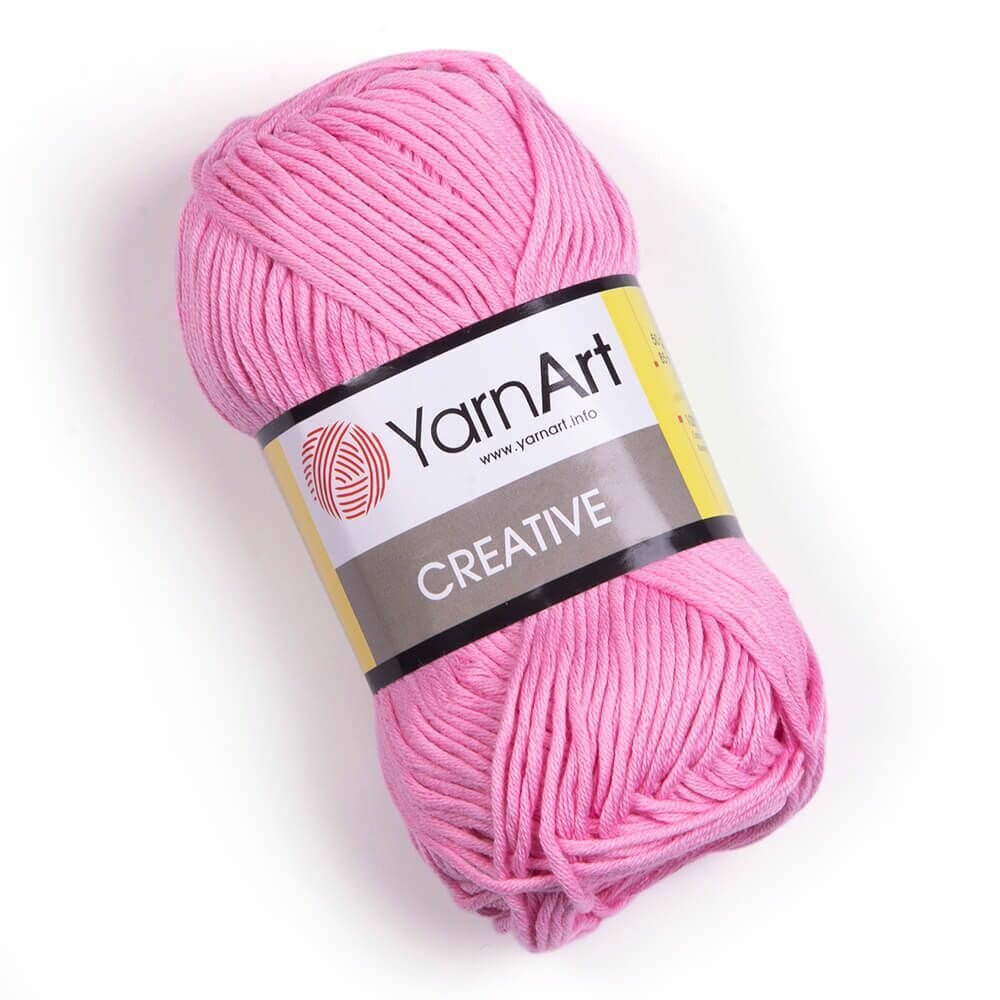 Пряжа Creative (YarnArt), розовый - 230, 100% хлопок, 5 мотков, 50 г, 85 м.