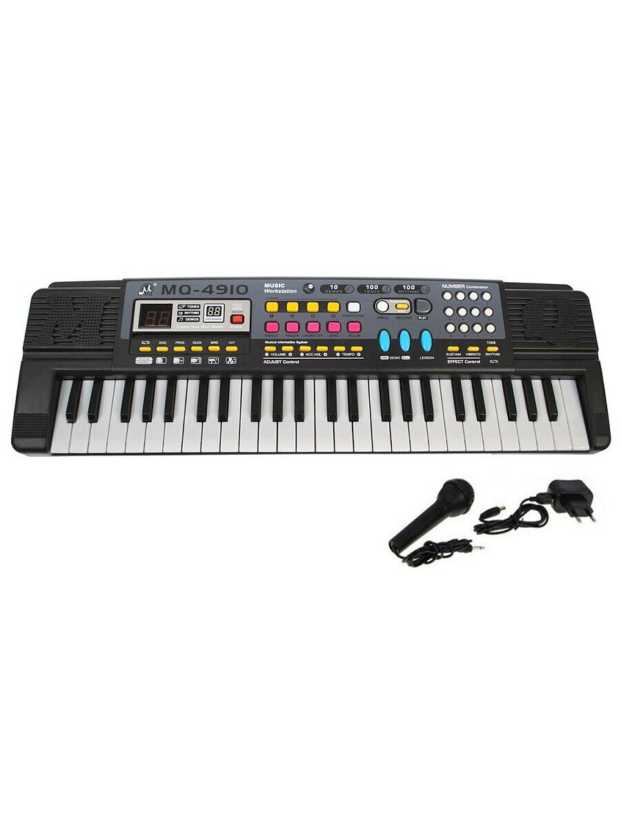 Синтезатор с микрофоном, 49 клавиш, MQ-4914