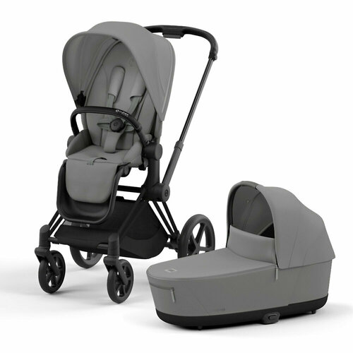 Коляска 2в1 Cybex Priam IV, цвет Mirage Grey / Matt Black