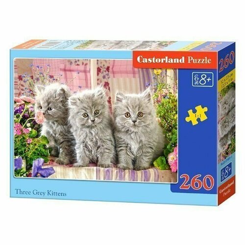 Ballarini Castorland Пазл-midi Три серых котенка 260 элементов 7491/B2-37491 с 8 лет