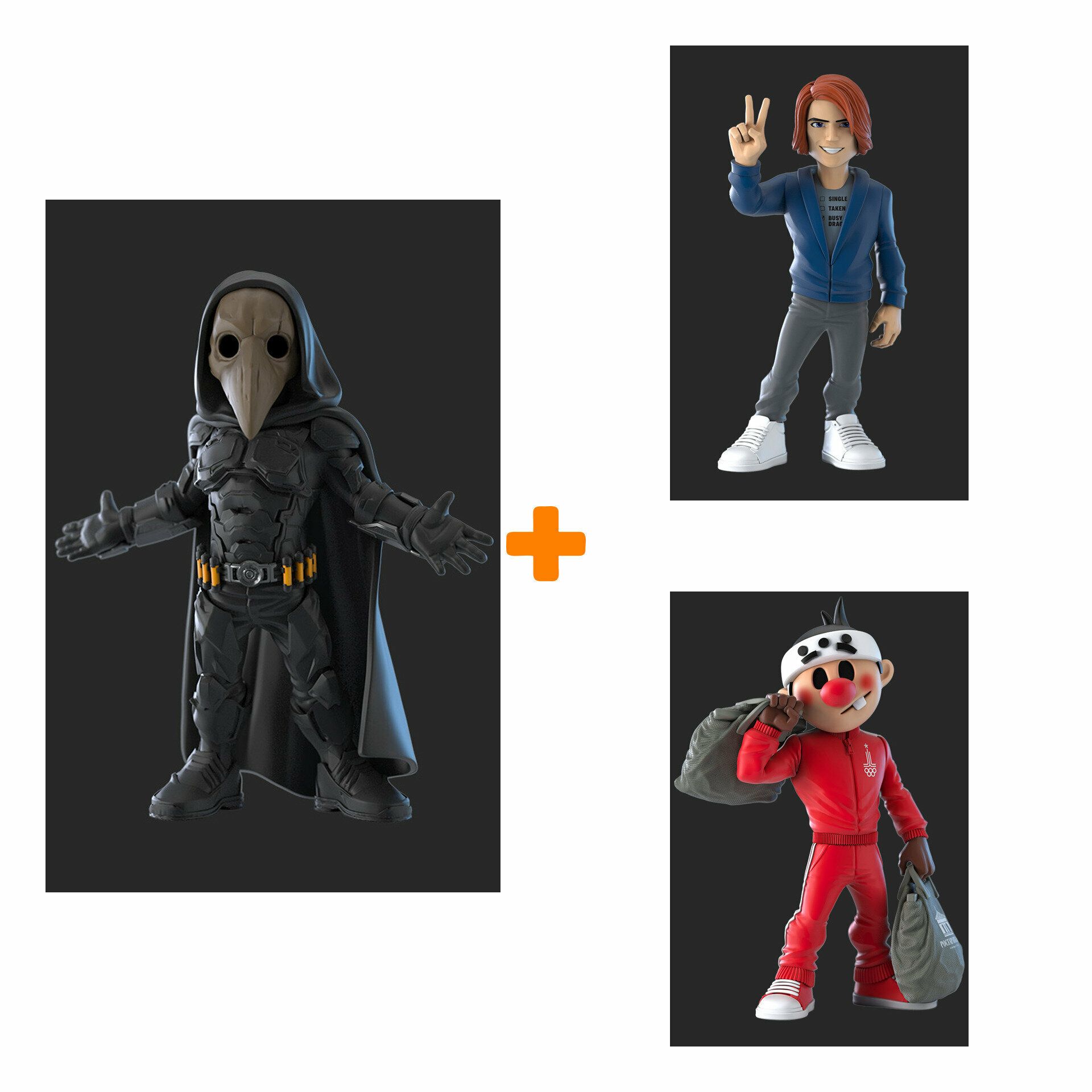 фото Набор фигурок Майор Гром Чумной Доктор 2 3-Pack