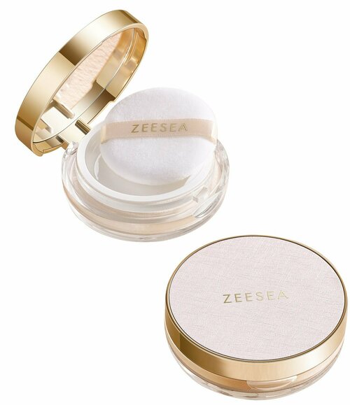 ZEESEA Пудра рассыпчатая Velvet Loose Powder тон 01 Pearl White жемчужный, 5 г