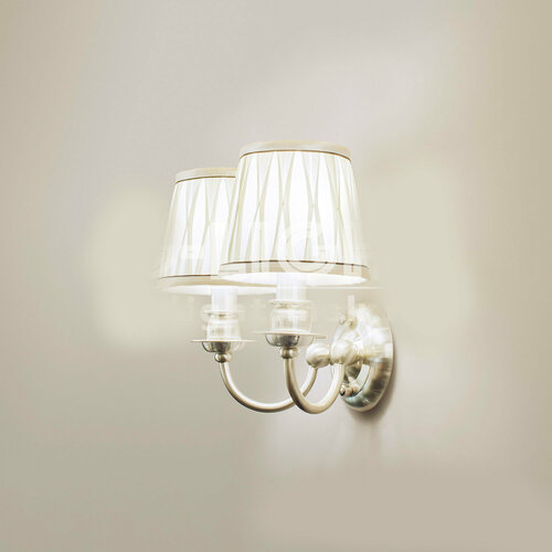 Светильник бра настенный 8101/2 матовое серебро