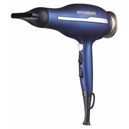 Фен Hyundai H-HDI0758 2400Вт синийзолотистый 269300₽