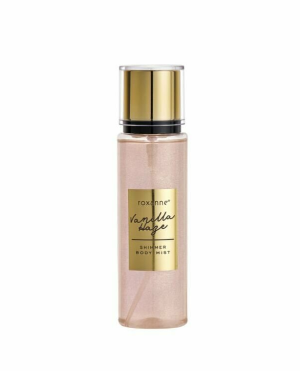 ROXANNE Парфюмированный спрей для тела с шиммером Vanilla Haze, 165 мл