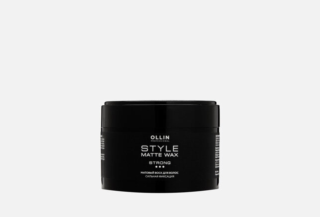 Воск для волос сильной фиксации матовый Strong Hold Matte Wax 50 мл