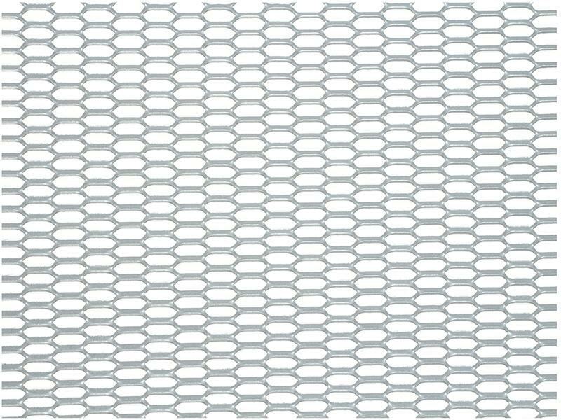 Облицовка радиатора (сетка декоративная), 100 х 20 см, серебро, ячейки 20 х 6мм сота — фото 4