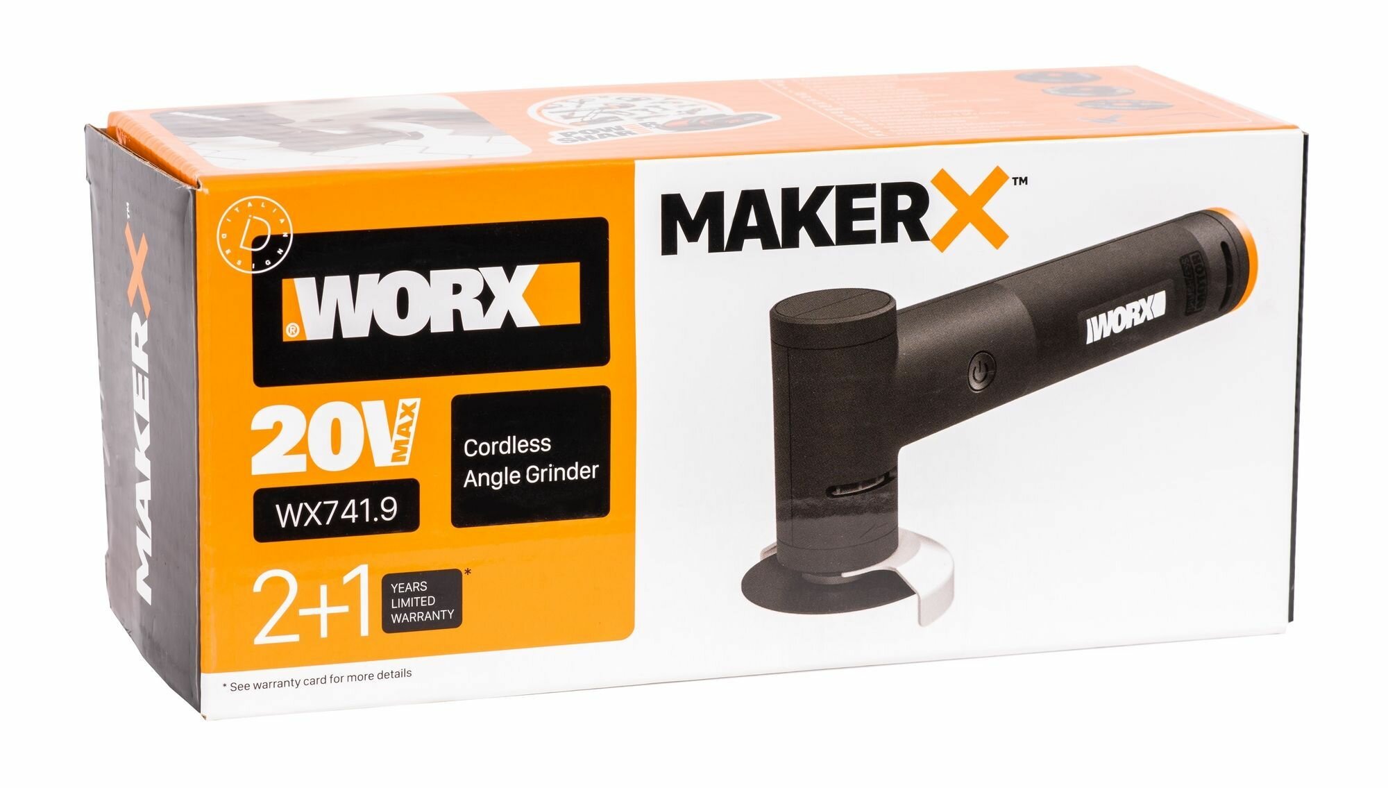 Мини-углошлифовальная машинка WORX 20V аккумуляторная MAKER X - фото №15