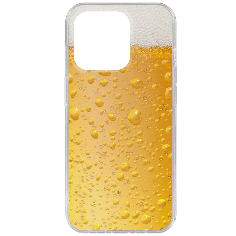 Чехол-накладка Krutoff Clear Case Пенное для iPhone 15 Pro