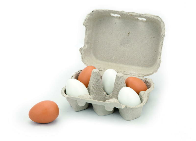 Набор "Яйца" (6 штук) в коробке
