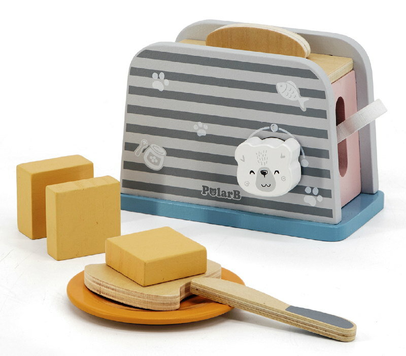 Набор Viga Завтрак, с тостером, 8 предметов, серия PolarB 44017