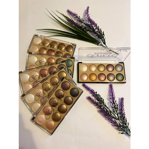 Палетка теней для глаз DoDo Girl Diamond Eyeshadow, 10 оттенков, набор 03