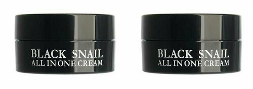Eyenlip beauty Крем для лица Black Snail All In One Cream, многофункциональный, 15 мл, 2 шт