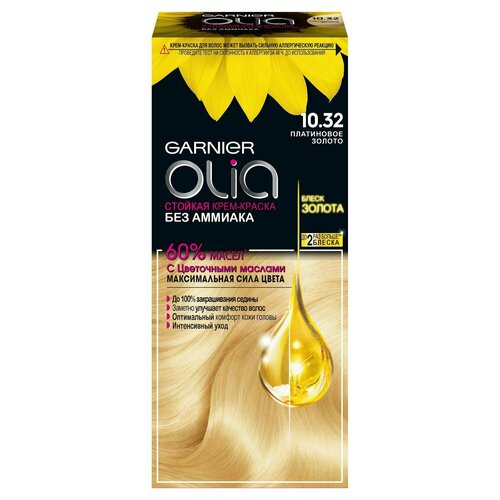 OLIA краска для волос 10.32 платиновое золото Garnier