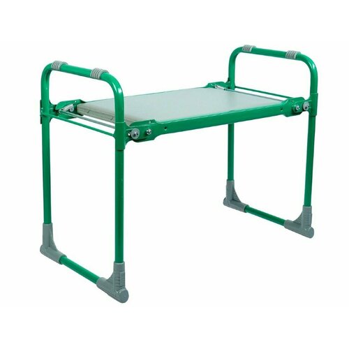 Скамья садовая складная с мягким сиденьем и пластиковой накладкой 560х300х425 мм 3047₽